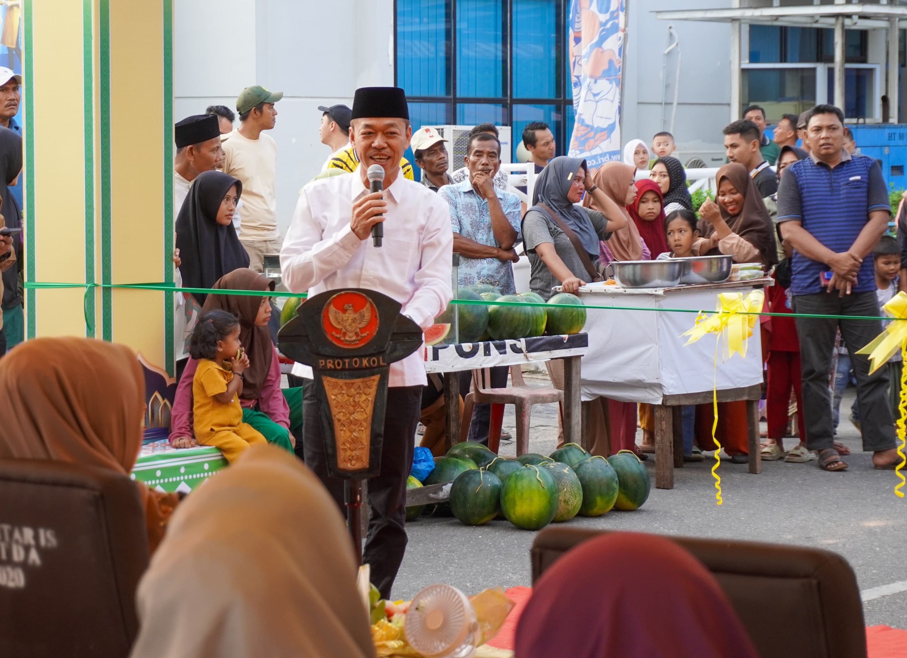 Bupati Rohil Buka secara Resmi Pasar Ramadan 1445 H